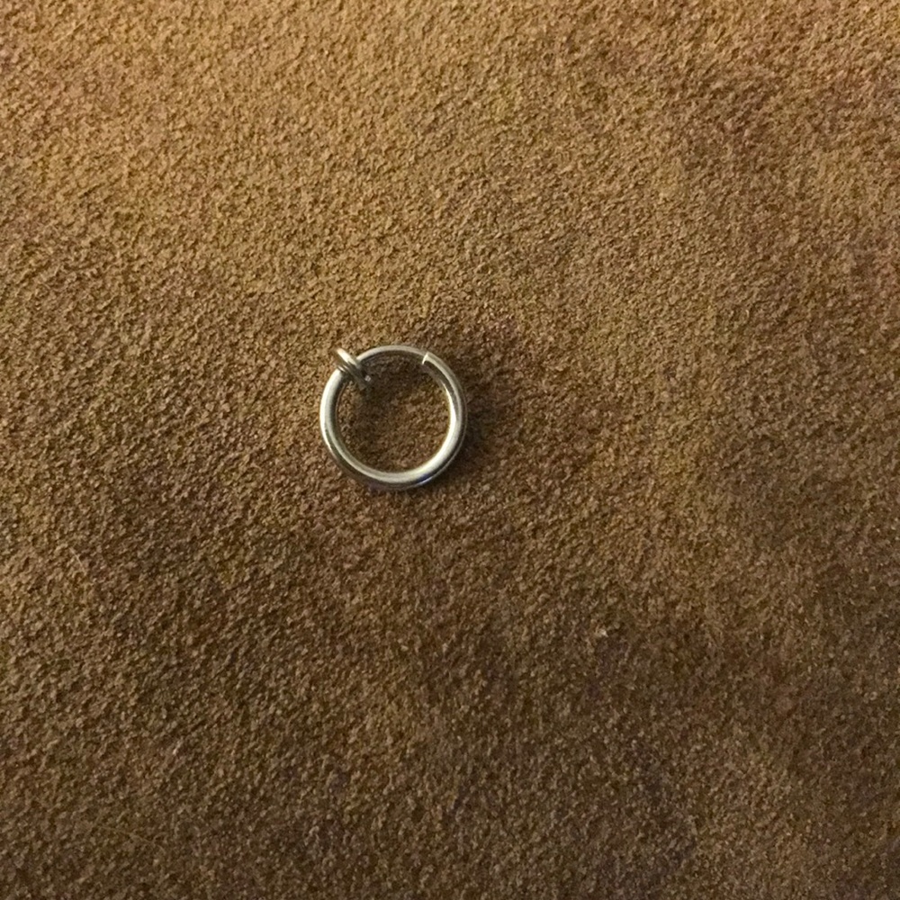 Single silver cuff